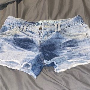 Denim shorts